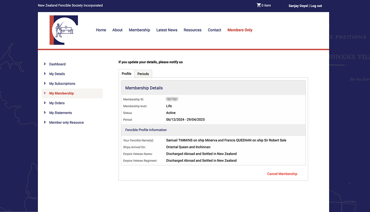 NZFSI Member Profile
