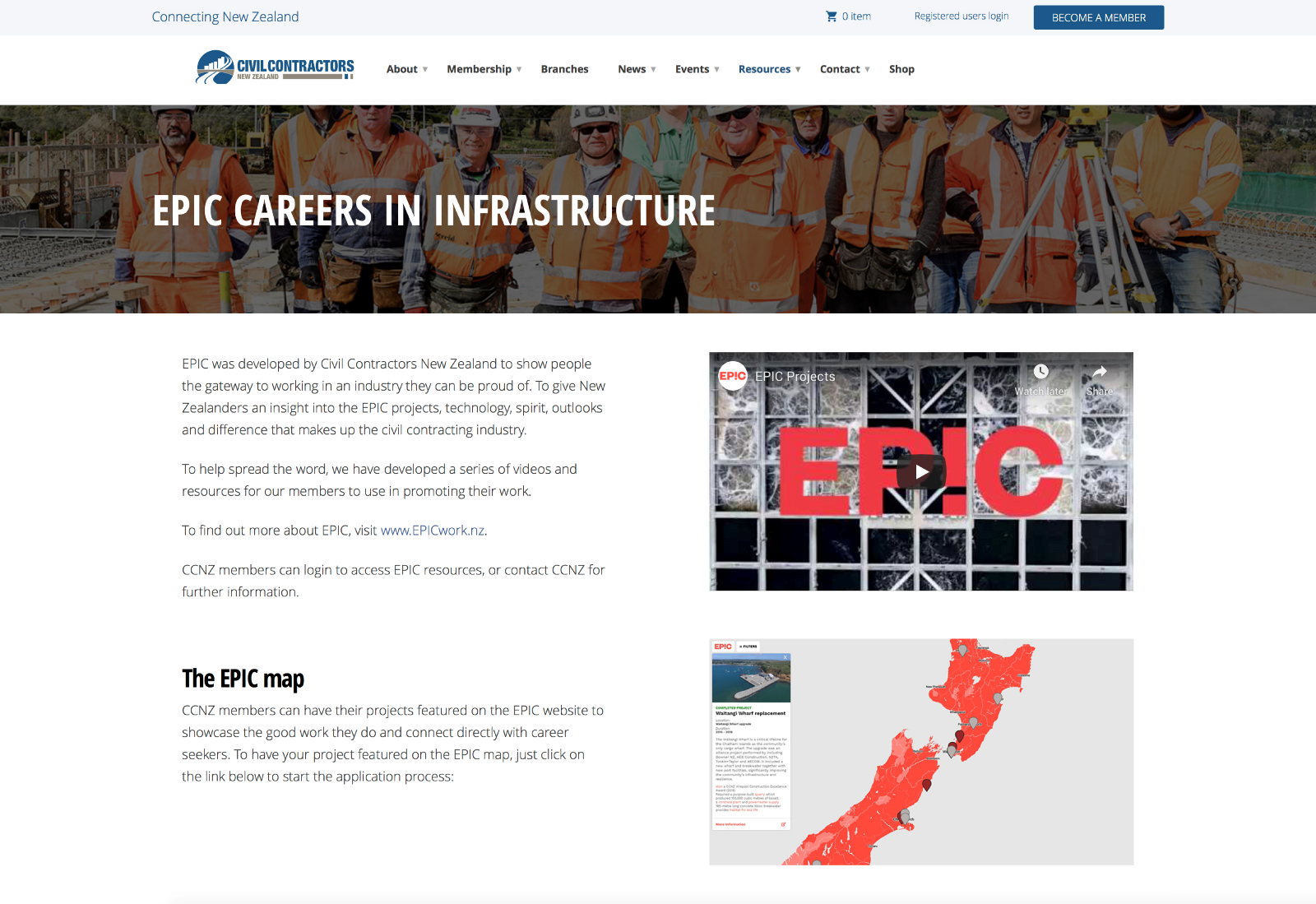 CCNZ Epic Careers in Infrastructure