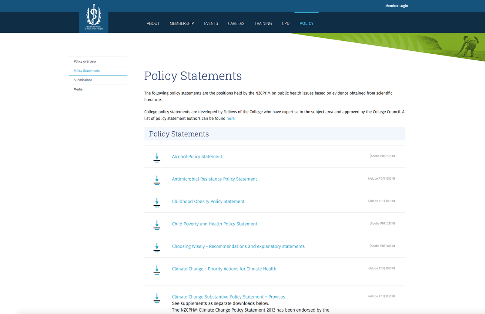 Policy Statements